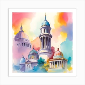 London Skyline Art Print