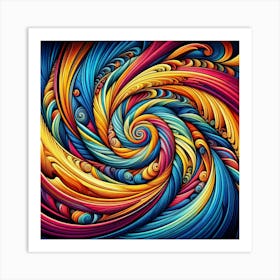 Abstract Painting 24 Art Print