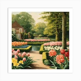 Tulip Garden 4 Art Print