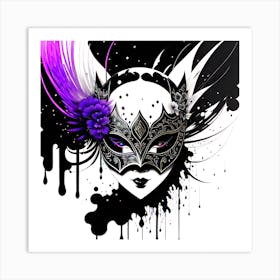 Mask Of The Masquerade Art Print