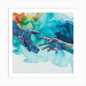 Adam And Eve Art Print