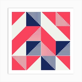 Geometric Pattern.Geometric shapes Art Print