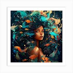 Mermaid 10 Art Print