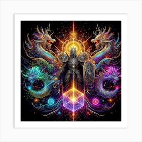 Dragons And Magic Art Print