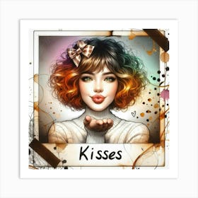 Kisses 1 Art Print