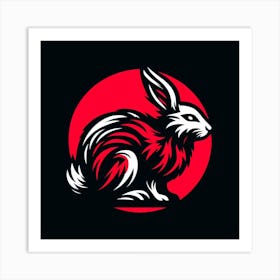 Rabbit Logo 1 Art Print