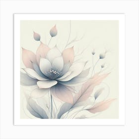 Lotus Flower Art Print