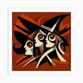 Witches 4 Art Print