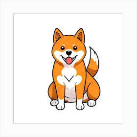 Shiba Inu 74 Art Print