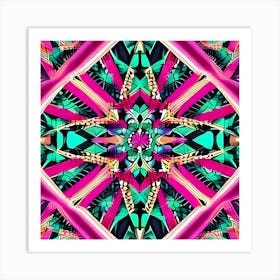 Psychedelic Mandala 25 Art Print