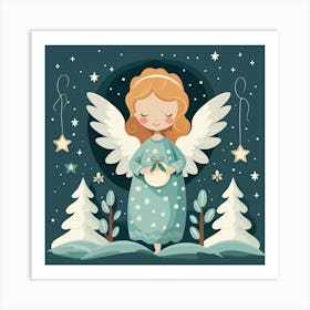 Christmas Angel 13 Art Print