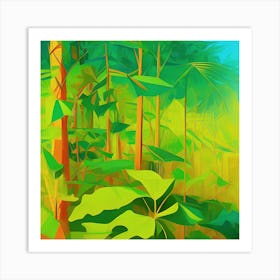 Tropical Forest Art Print