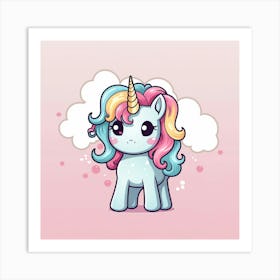 Cute Unicorn 219 Art Print