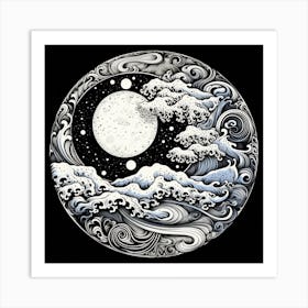 Great Wave 40 Art Print