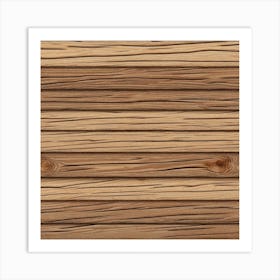 Wood Planks Background 4 Art Print