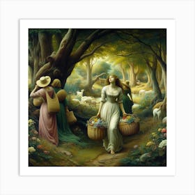 Shepherdess Art Print