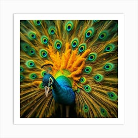 Peacock Feathers 3 Art Print