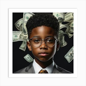 The Little Businessman Art Print