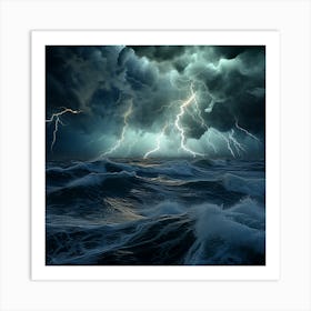 Stormy Sea Art Print