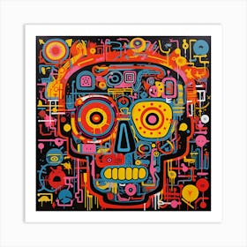 Skull Of The Day 3 Art Print