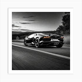 Lamborghini 33 Art Print