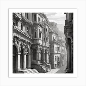 City Street Art Print