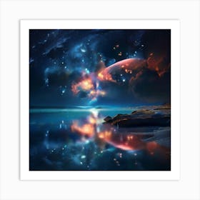 Galaxy Hd Wallpaper Art Print