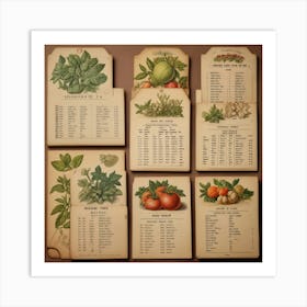 Default Vintage Make A Seedshopping List Aesthetic 0 (1) Art Print