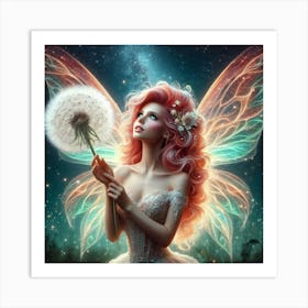 Fairy Dandelion 2 Art Print