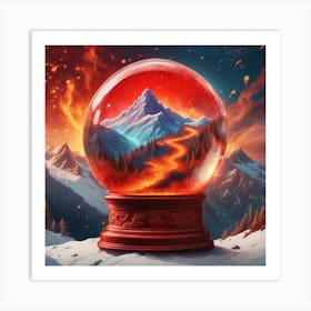 Snow Globe Art Print