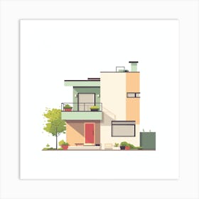 Modern House 1 Art Print