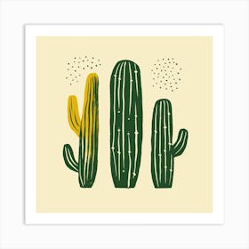 Cactus Illustration Art 31 Art Print