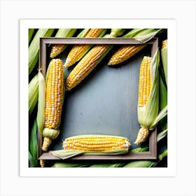 Frame Of Corn On The Cob 2 Art Print