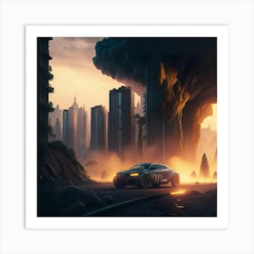 City On Fire (56) Art Print