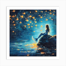 Mermaid Art 2 Art Print