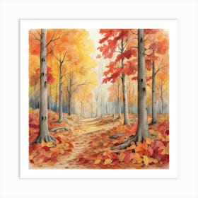 Autumn Forest Art Print