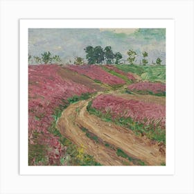 Road Through A Field Art Print