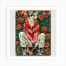 Foxy look Art Print