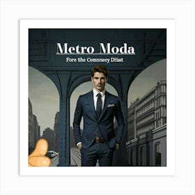 Metro moda Art Print