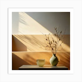 Firefly Soft Minimalistic Scene With Subtle Depth And Light 76824 Art Print