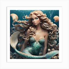 Mermaid 10 Art Print