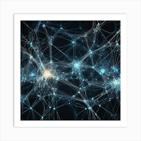 Network Of Connections Art Print