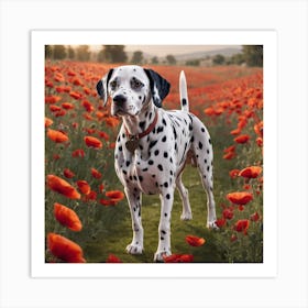 A Beautiful Dalmation Art Print