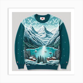 Winter Sweater Art Print