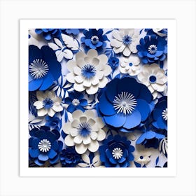 Paper Flowers 24 Art Print