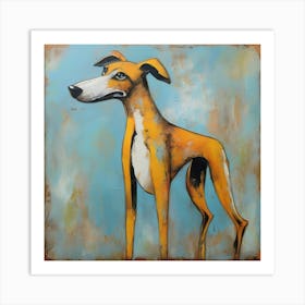 Dog breed Greyhound Art Print