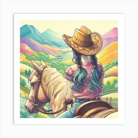 Horse heaven Art Print