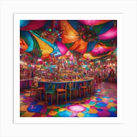 Candy world #2 Art Print