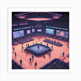 Esports Arena 1 Art Print