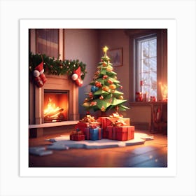 Christmas Tree 46 Art Print